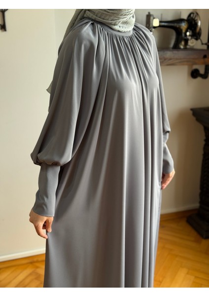 Reglan Kol Büzgülü Elbise 5072 fiyatları
