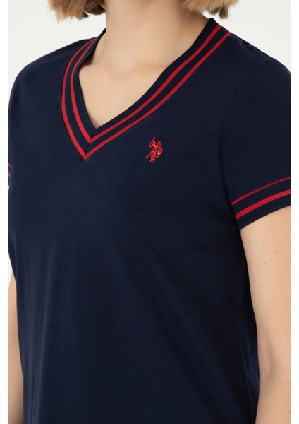 Kadın Lacivert Tişört 50285848-VR033