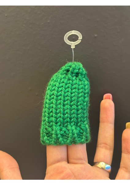 Triko Örme Amigurumi Bebek Şapkası Oyuncak Bebek Şapkası 8x5 cm indirimleri