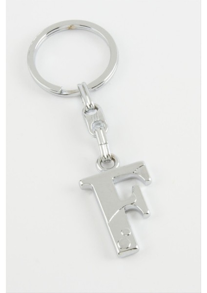 Ds-Derin Harfli Metal Anahtarlık-F