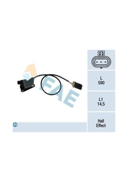 79137 - Eksantrik Mil Sensörü Astra F-Astra G-Corsa B-Tıgra-Vectra B-Zafıra 1.4-1.6 16V