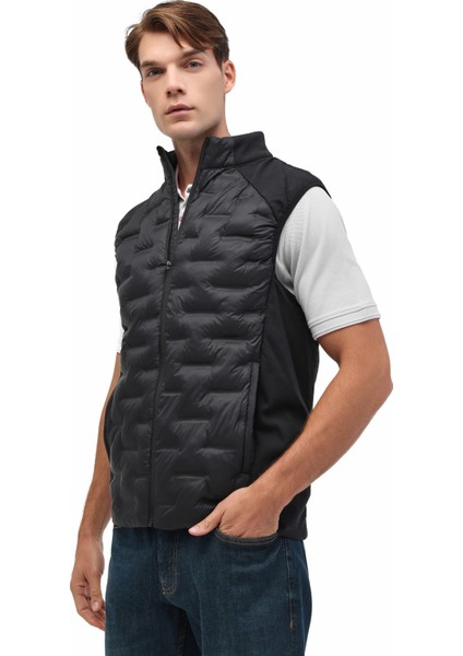 ml Rhzev 4sk-Vest-01 5pr Siyah Erkek Yelek