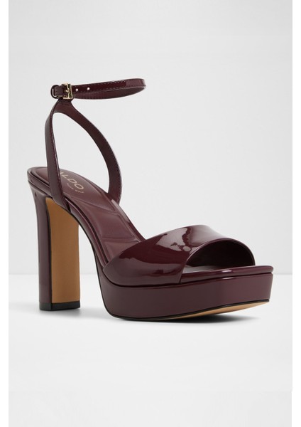 Chicgleam Sandalet Yüksek Topuklu Sandalet Abiye Sandalet - Kırmızı fırsatları