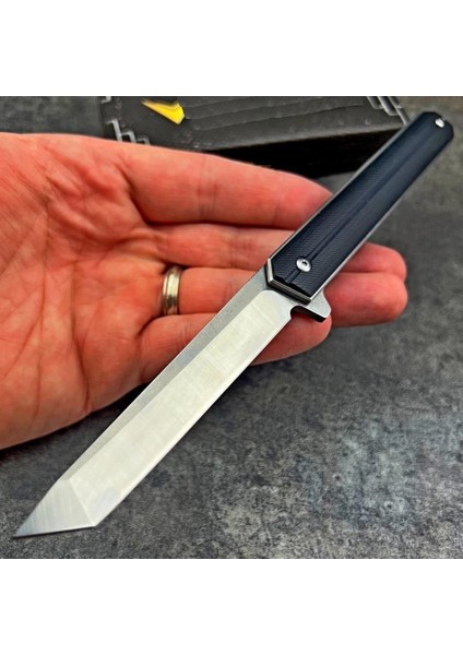 Haps Skyline Tanto Ince Tasarım D2 Çelik G10 Kabze fırsatları