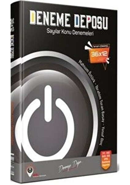 Deneme Deposu TYT Sayılar Konu Denemeleri Ciltli Kitap Üniversite Hazırlık 2021 Basım fiyatları
