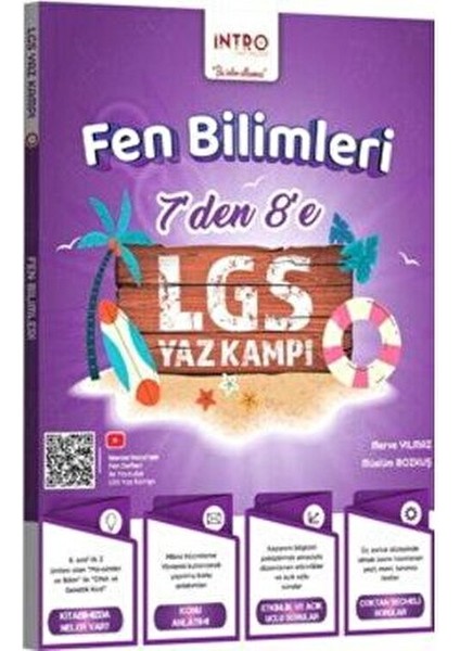 7 Den 8 E LGS Fen Bilimleri Yaz Kampı 8. Sınıf İçin 128 Sayfa fiyatları