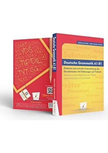Pelikan Deutsche Grammatik A1-B1 Almanca Dil Bilgisi Kitabı Mesleki Hazırlık İçin 200 Sayfa fırsatları