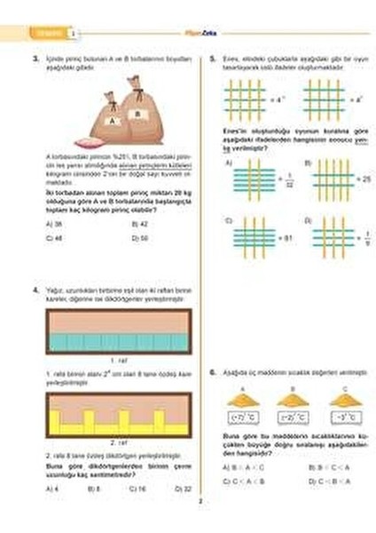 Hiper Zeka 8. Sınıf Haftalık Hep Matematik Deneme Seti LGS Uyumlu 40 Deneme