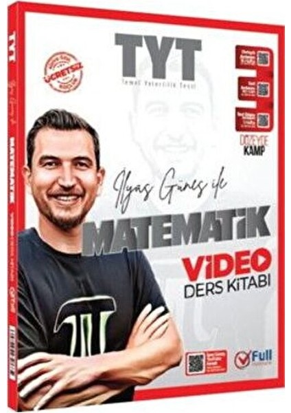 Full Matematik TYT Matematik Video Ders Kitabı Üniversite Hazırlık 352 Sayfa 2025 Yayınlı fiyatları