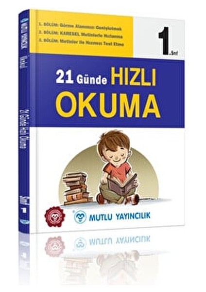 1. Sınıf 21 Günde Hızlı Okuma Kitabı 100 Sayfa Türkçe Eğitim İçin fiyatları