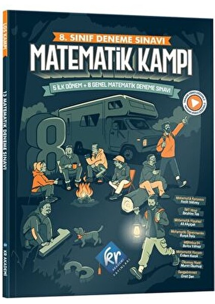 KR Akademi 8. Sınıf Matematik Deneme Sınavı Kampı 159 Sayfa Türkçe İçerik fiyatları