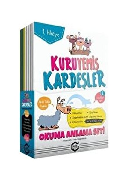 1.Sınıf Kuruyemiş Kardeşler Okuma Anlama Seti 100 Sayfa modelleri