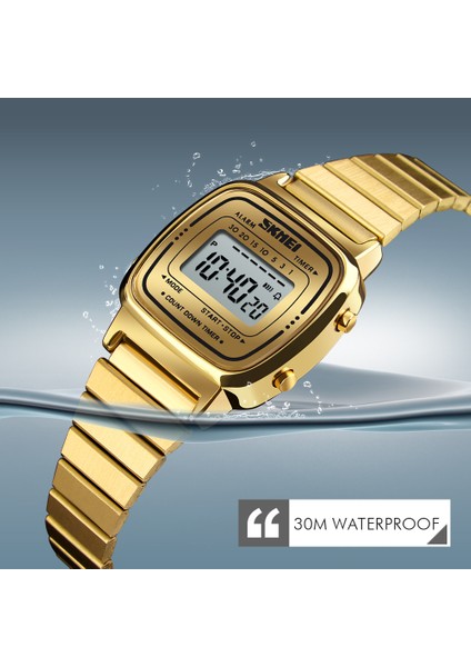 Dijital Kadın Saat Su Geçirmez (Yurt Dışından)