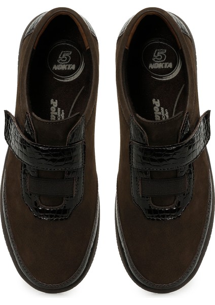 105600.NZ5PR Kahverengi Kadın Düz Ayakkabı