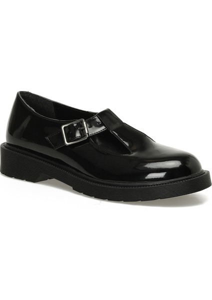 25K-2105 5pr Siyah Kadın Oxford Ayakkabı