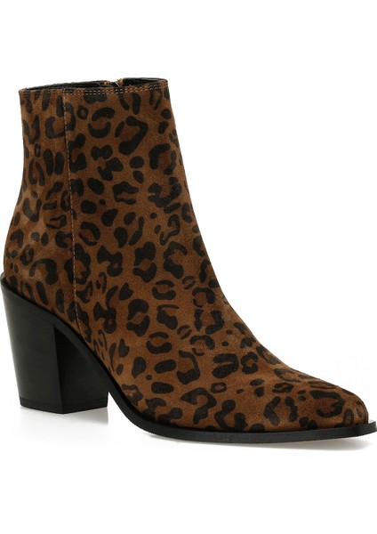 Venıze5 5pr Leopar Kadın Kovboy Bot