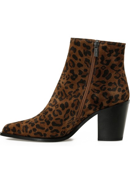 Venıze5 5pr Leopar Kadın Kovboy Bot