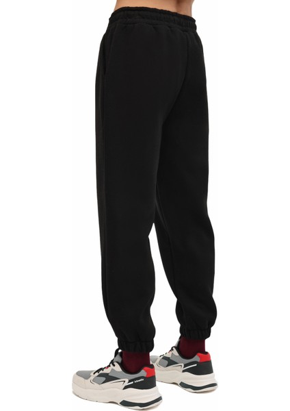 MB 22OVERSN326 5pr Siyah Erkek Eşofman Altı