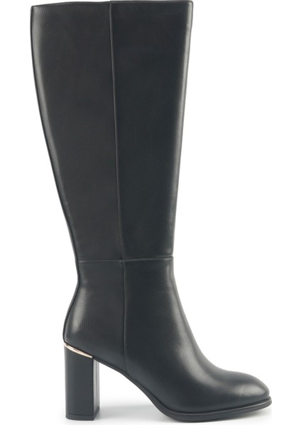 Ortega 5pr Siyah Kadın Topuklu Çizme