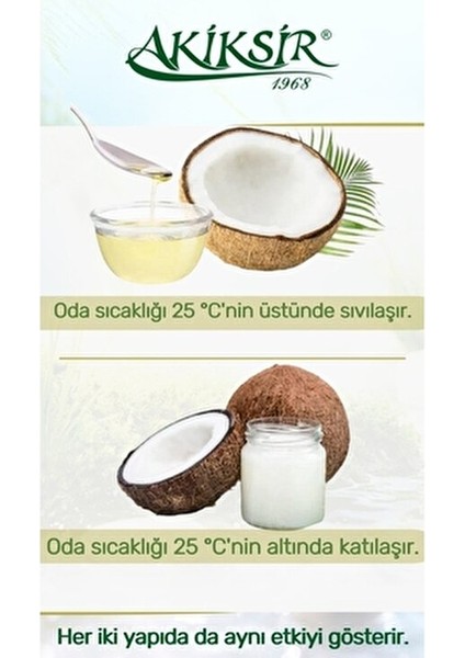 Hindistan Cevizi Yağı Vegan Özellikte 150 g Cilt ve Saç Bakımı İçin Kadınlara Özel