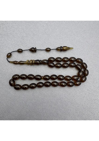 Usta Işçilikli Hakkalı Özel Imameli Buğulu Sıkma Kehribar Tespih fiyatları