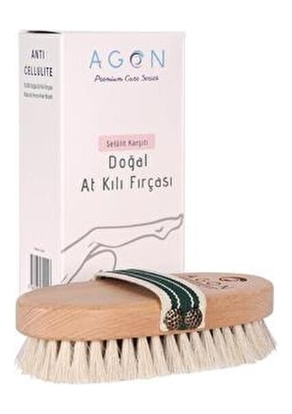 Doğal At Kılı Fırçası Peeling Etkisiyle Kuru Ciltler İçin 1 Adet Unisex Kullanıma Uygun