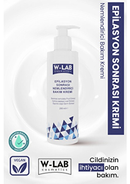 Epilasyon Sonrası Nemlendirici Bakım Kremi 200 ml Cilt Sakinleştirici Etki fırsatları