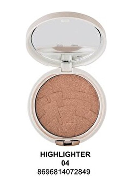 04 Renk Aydınlatıcı Pudra Yüz İçin Kolay Uygulama modelleri