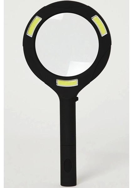 3 Ledli Işıklı El Büyüteci 250 Lümen Beyaz Işık Büyüteç 3x Zoom Tamirci Büyüteç WT374 indirimleri