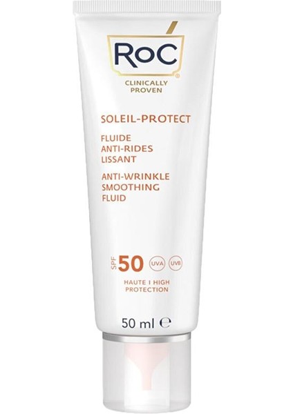 Kırışık Karşıtı Likit Güneş Kremi 50 Faktör