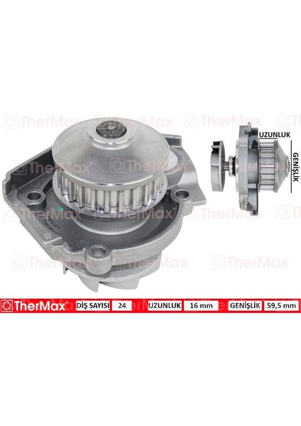 T01.181 - Su Pompası Fıat Albea 03 07 Doblo 01 10 Palıo 96 05 Panda 03 Punto 99 09 Sıena 97 02 Lancıa Y Ypsılon 96 6 1.1 1.2 1.4 16V