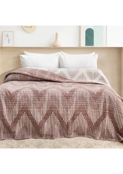 Home Bloom Çk Battaniye 200X220 cm 1 Parça-Lila
