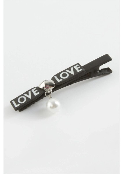 Buğz Love Yazılı Inci Pens Toka