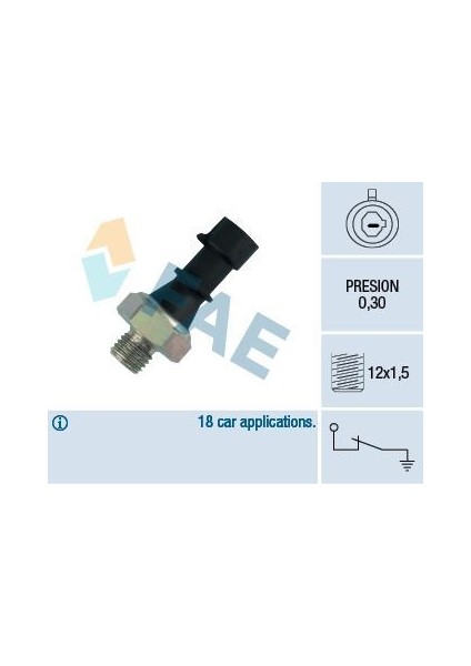 12440 - Yağ Müşürü Tempra-Slx-Uno-Palıo-Sıena-Bravo 1.2-1.4-1.6-1.9d 0.30 Bar 4859914-7681395