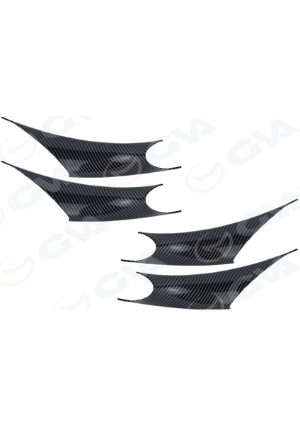 9103617 - Ic Kaplama 4 Parça Set Karbon Sıyah Bmw F30 Lcı
