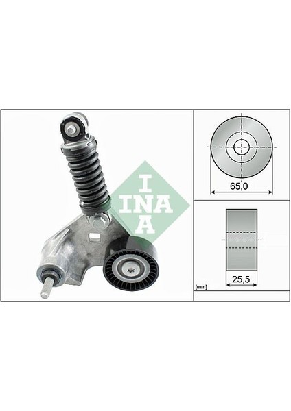 534016910 - Alternatör V Gergisi Transit-Mondeo 2.0 16V Tdci-2.0 2.2 Tdci 00 69.5X26 Jaguar Xtype 2.0d 2.2d