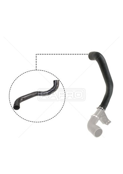 R28300 - Turbosarj Hortumu Sol Mercedes Sprınter B901 B905 Buyuk