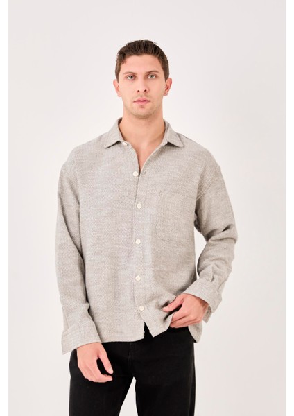 X-0001 Ayaklı Yaka Tek Cepli Uzun Kol Gömlek fiyatları