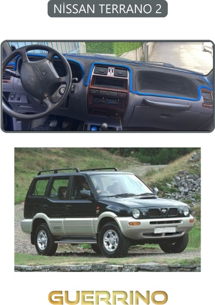Nissan Terrano 2torpido Koruma Halısı Gri Kenar