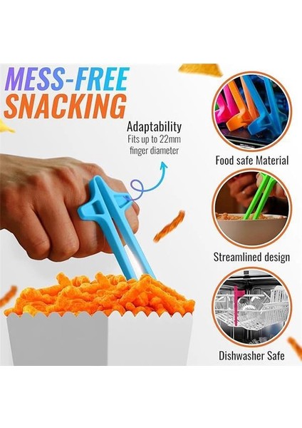 Oyuncular Için Lıte Parmak Çubukları - 4 Parça Neon Paketi - Shark Tankında Görüldüğü Gibi! fiyatları