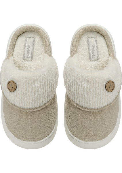 609088.Z5PR Bej Kadın Ev Terliği