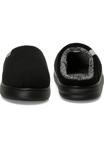 610045.M5PR Siyah Erkek Ev Terliği