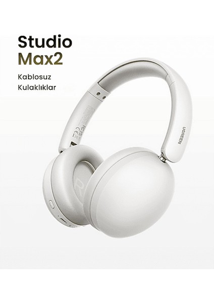Hitune Max2 Yapay Zeka Destekli Gürültü Engelleyici Kablosuz Kulak Üstü Kulaklık Beyaz fiyatları