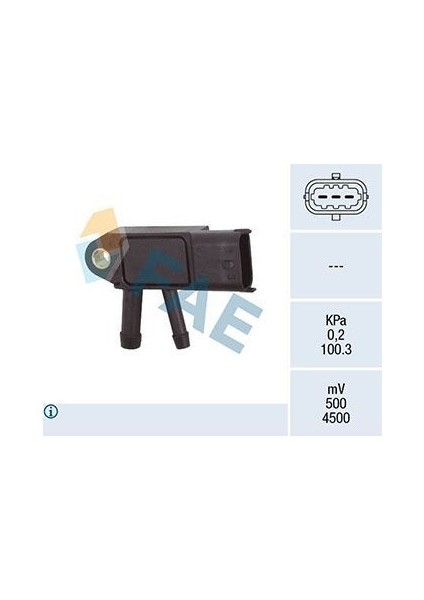 16146 - Dpf Sensor Volvo C30 10 15 C70 10 13 S40 Iı 10 12 S60 Iı 10 14 S80 Iı 10 V50 10 12