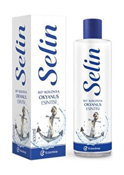 Parfümlü Kolonya Okyanus Esintisi 400 ml - 3'lü Set