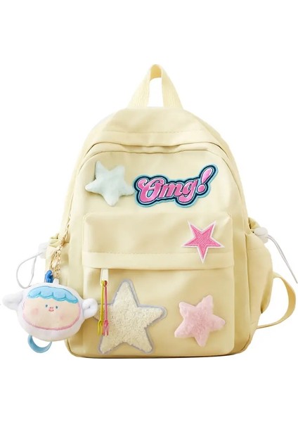 Çocuk Naylon Okul Çantaları Için Çocuklar Sırt Çantası Ana Çocuk Çantaları Kız Toddler Sırt Çantaları Kız Sınıfı Için Sevimli Sırt Çantası Kız Rengi: Sarı/boyut: Bir Beden (Yurt Dışından)