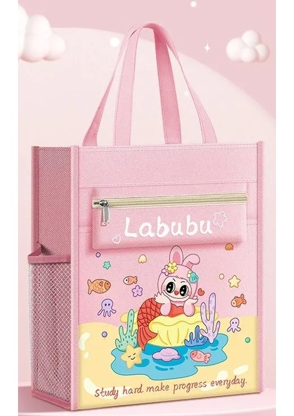 Yüksek Kaliteli Büyük Kapasiteli Çanta Karikatür Tuval A4 Belge Çantası Beş Katmanlı Sanat Depolama Çantası Okul Malzemeleri Officcolor: Mor (Yurt Dışından)