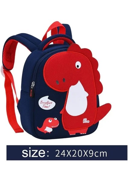 Sevimli Kids Okul Çantaları Anaokulu Okul Öncesi Bag Dinozor Çocuklar Okul Çantası 3-8 Yaşında Karikatür Moda Boycolor Için Sırt Çantası: Blue Small (Yurt Dışından)
