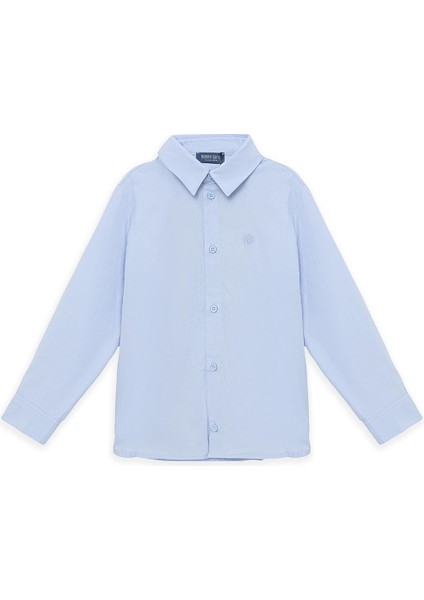 Bg Store Erkek Çocuk Mavi Gömlek