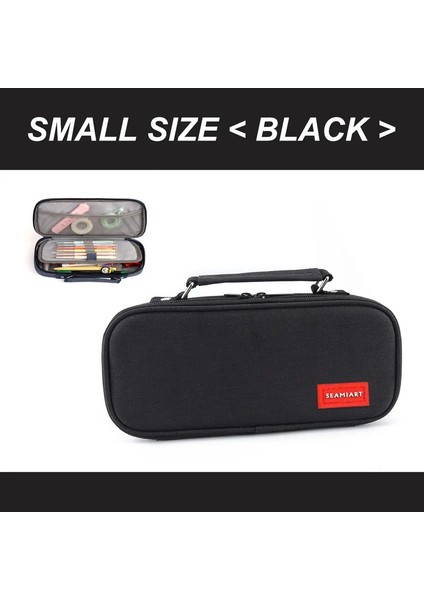 Dıart 1 Adet Büyük Kapasiteli Fermuar Kalem Kasası Çok Işlevli Çift Katmanlı Kalem Depolama Çanta Kırtasiye Okul Kalemi Davası Malzemeleri (Yurt Dışından)